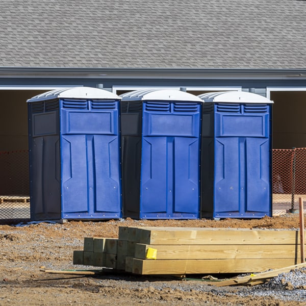 are there any restrictions on what items can be disposed of in the portable restrooms in Pontotoc TX